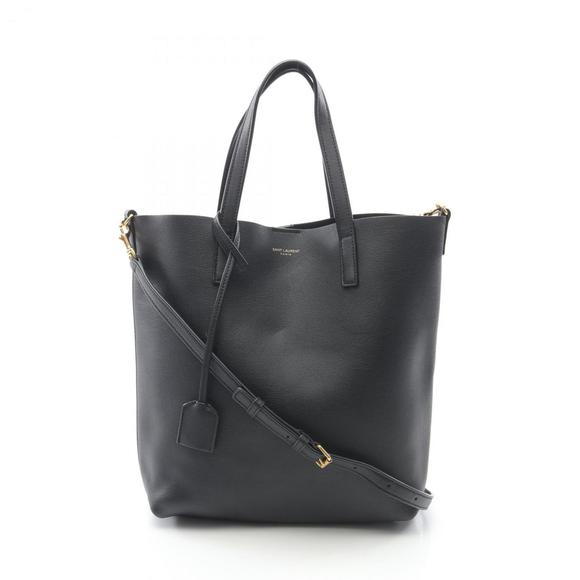 YVES SAINT LAURENT Black Leather Bag - Picture 1 of 11